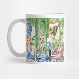 Keeping the balance right, whimsical watercolor art Mug